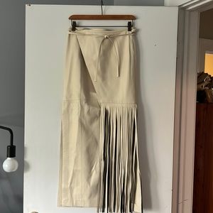 Gianfranco Ferre leather skirt